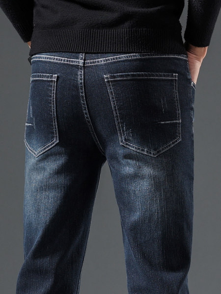 Uus mudel sillerdavate värvidega meeste teksapüksid