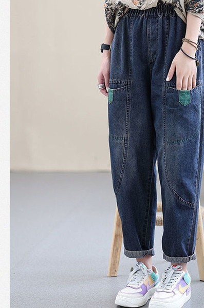 Ležerne sportske traperice s džepom