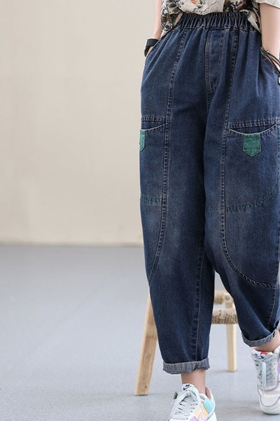 Ležerne sportske traperice s džepom