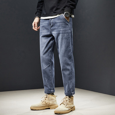 Ανδρικό τζιν ελαστικό με τσέπη