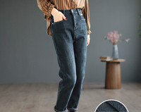 Χειμερινό φλις τζιν με τσέπη