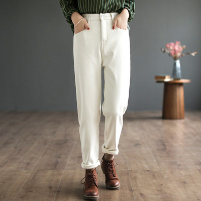 Χειμερινό φλις τζιν με τσέπη