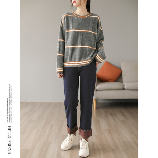 Casual γυναικείο τζιν με πουπουλένια φόδρα