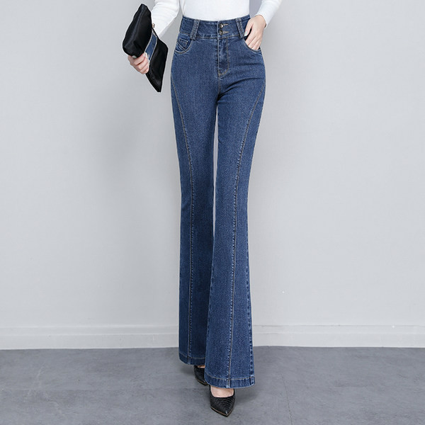 Γυναικείο ψηλόμεσο τζιν Charleston Fleece