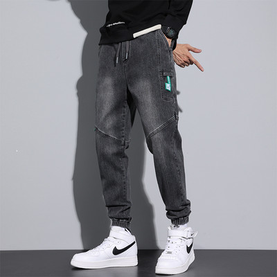 Ανδρικό τζιν - με κορδόνια και τσέπη