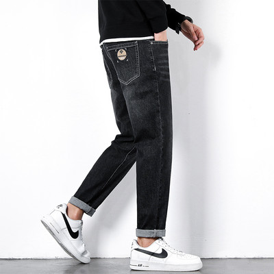 Ανδρικό τζιν με ίσιο πόδι με τσέπη