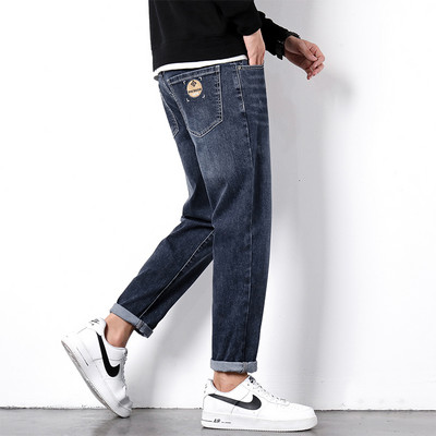 Ανδρικό τζιν με ίσιο πόδι με τσέπη