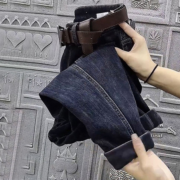 Blugi casual de dama cu buzunar