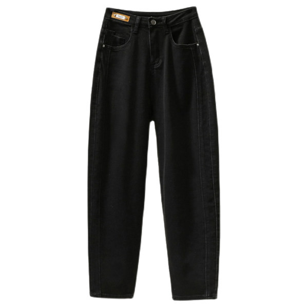 Guangzhou Xintang naiste teksad ja sametist paksud püksid 2022. aasta talvetalvised naiste redis Haroni püksid