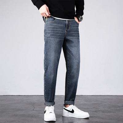 Moderne muške traperice s džepovima - crne i plave boje