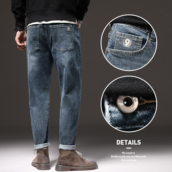 Blugi barbatesti - model curat cu buzunar