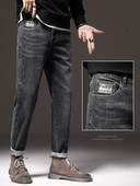 Talvised meeste sirge mudeli taskuga teksad