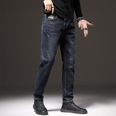 Talvised meeste sirge mudeli taskuga teksad