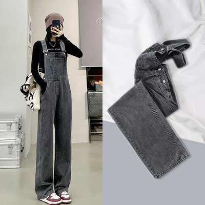 Új modellű női farmer jumpsuit, zsebbel