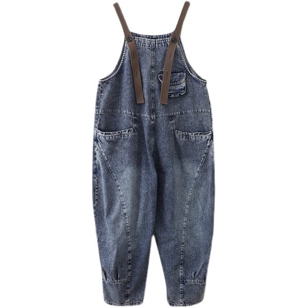 Naiste laia teksapükstega kombinesoon