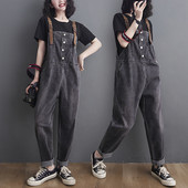 Ležeran ženski kombinezon - na gumbe