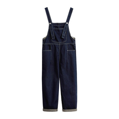 Ženski traper kombinezon s naramenicama