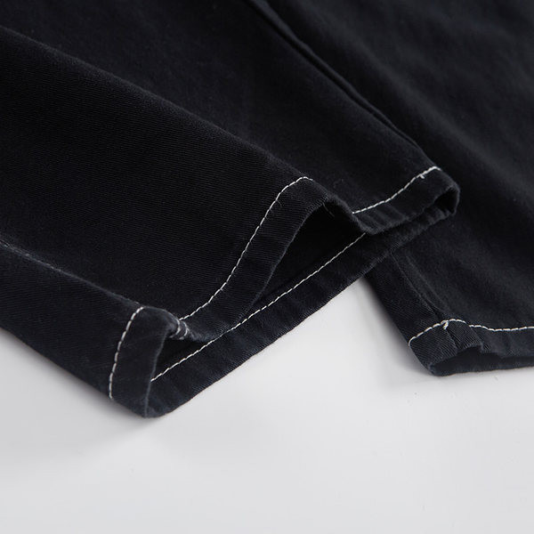 Kolmes värvitoonis vabaaja teksakombinesoon