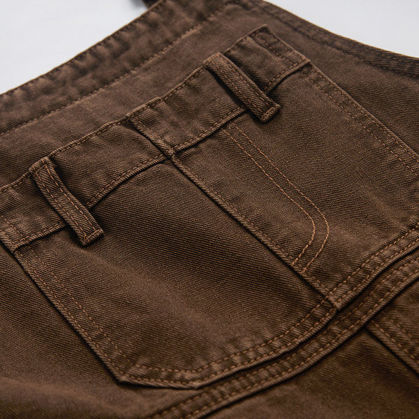 Τζιν ολόσωμη φόρμα με ίσια πόδια και τσέπη