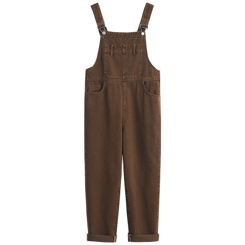 Τζιν ολόσωμη φόρμα με ίσια πόδια και τσέπη