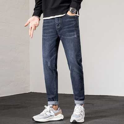 Ανδρικό μπλε τζιν με τσέπη