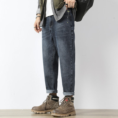 Laisvalaikio džinsai aukštu juosmeniu vyrams - naujas modelis