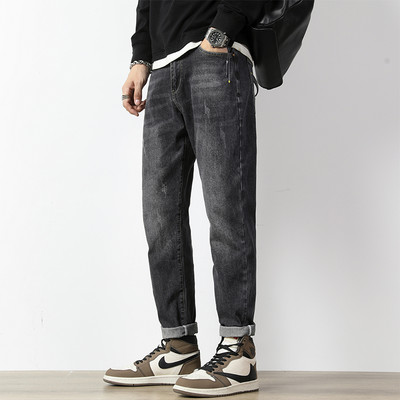 Laisvalaikio džinsai aukštu juosmeniu vyrams - naujas modelis