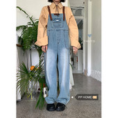 Široký dámsky overal s ramienkami