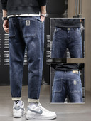 Muške ravne traperice s džepom