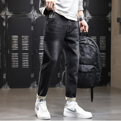 Muške ravne traperice s džepom