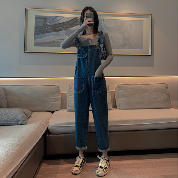 Salopeta de dama cu buzunar