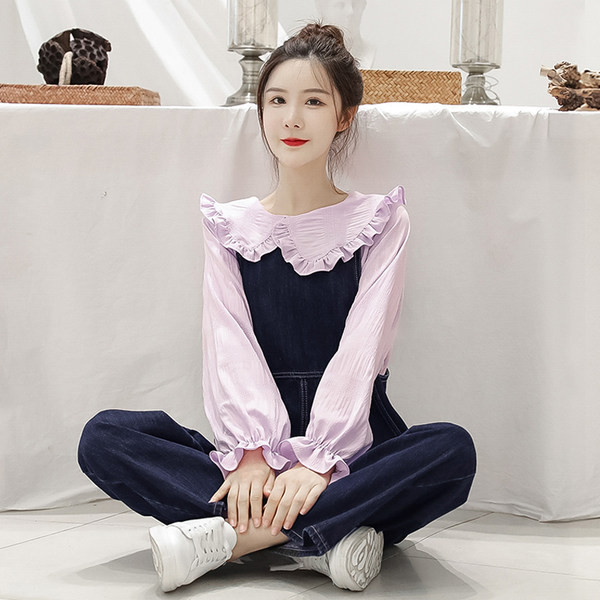 Γυναικεία ολόσωμη φόρμα με τσέπη και κουμπιά