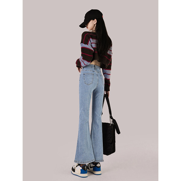 Moodsad kõrge vöökohaga Charlestoni teksad naistele