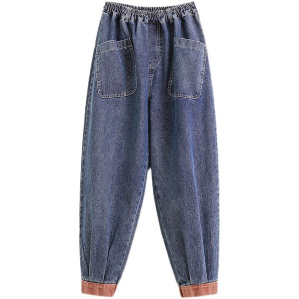 Taskutega vabaaja teksad - lai mudel