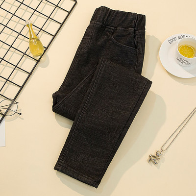 Γυναικείο τζιν με φόδρα σε δύο χρώματα