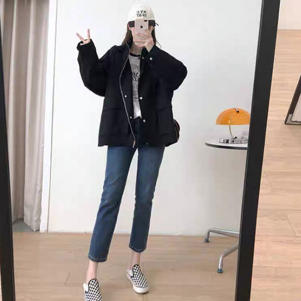 Blugi de iarnă model drept de damă