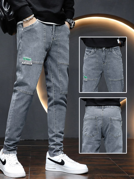 Ανδρικό casual ψηλόμεσο τζιν