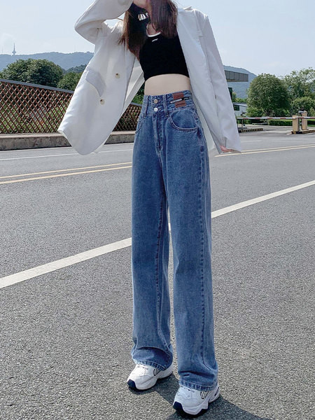 Traperice visokog struka širokih nogavica