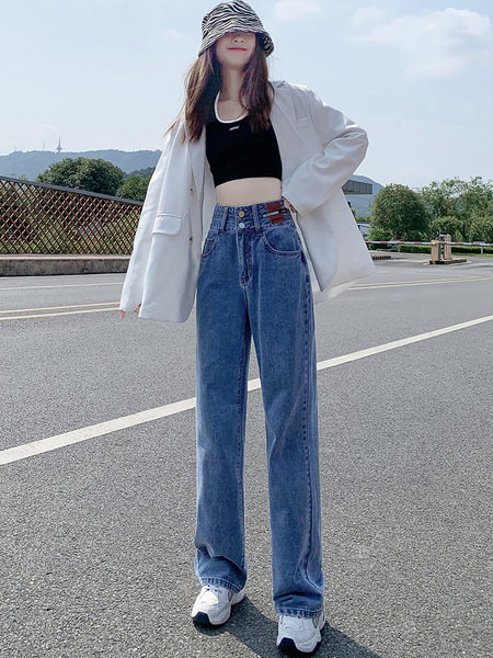 Traperice visokog struka širokih nogavica