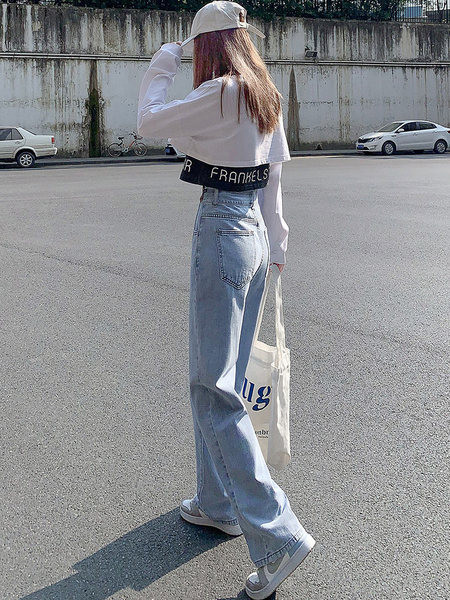 Traperice visokog struka širokih nogavica