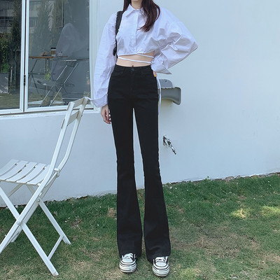 Ženske Charleston traperice visokog struka