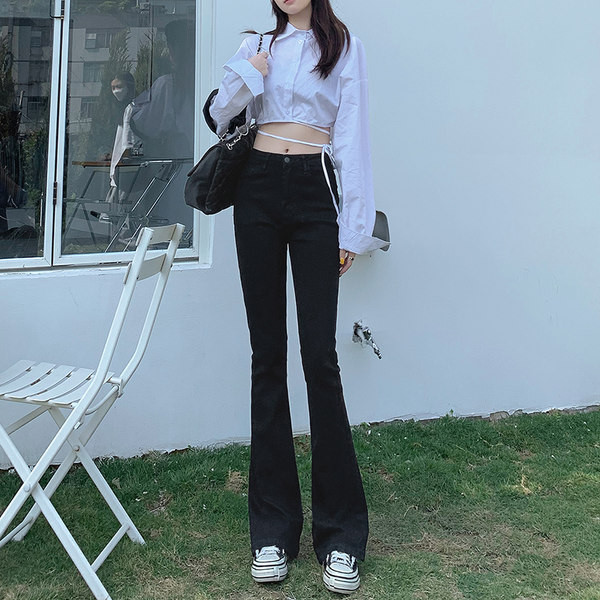 Ženske Charleston traperice visokog struka