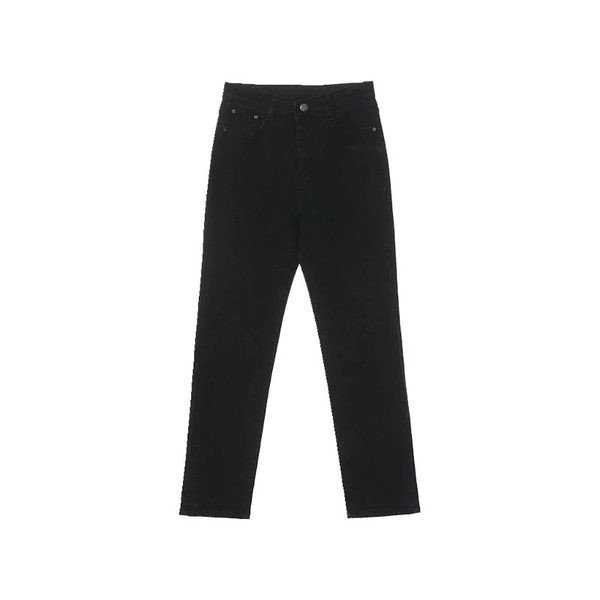 Ženske ležerne crne traperice