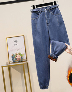 Νέο μοντέλο γυναικείο τζιν με πουπουλένια φόδρα