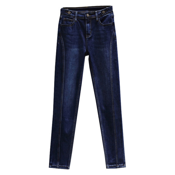 Ženski ravni model traperica s džepom