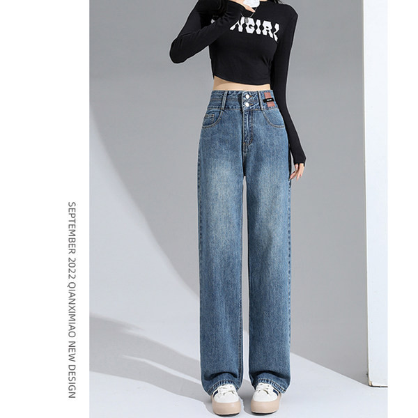 Blugi de damă din fleece cu talie înaltă