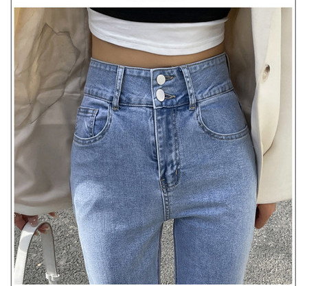 Ženske casual traperice s prorezom za nogavice