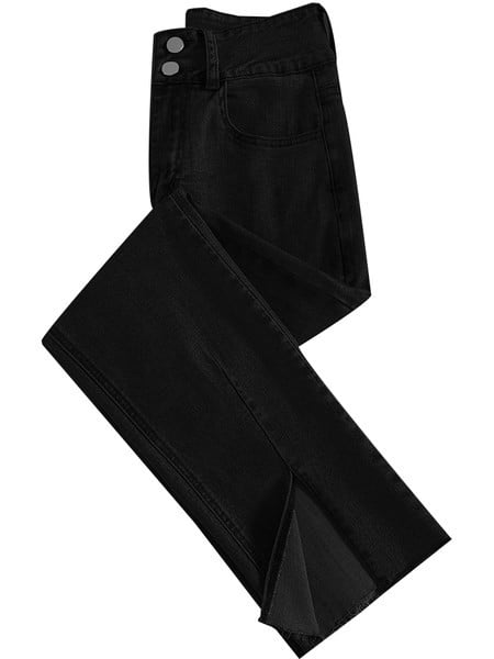 Ženske casual traperice s prorezom za nogavice