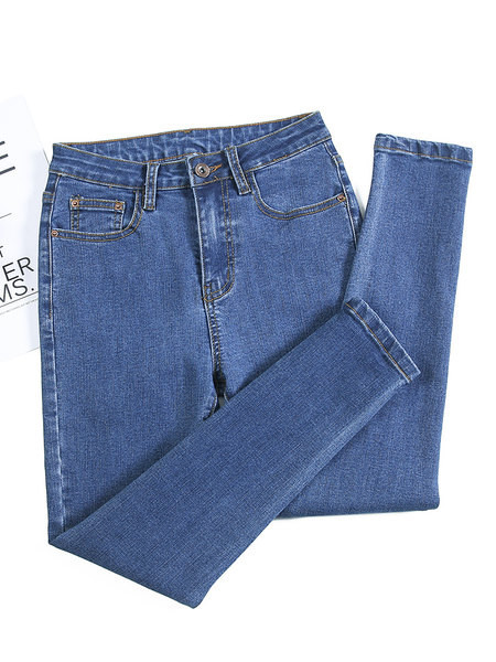 Blugi de damă cu talie înaltă