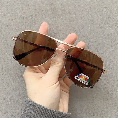 Ανδρικά γυαλιά με λεπτό σκελετό Polarized